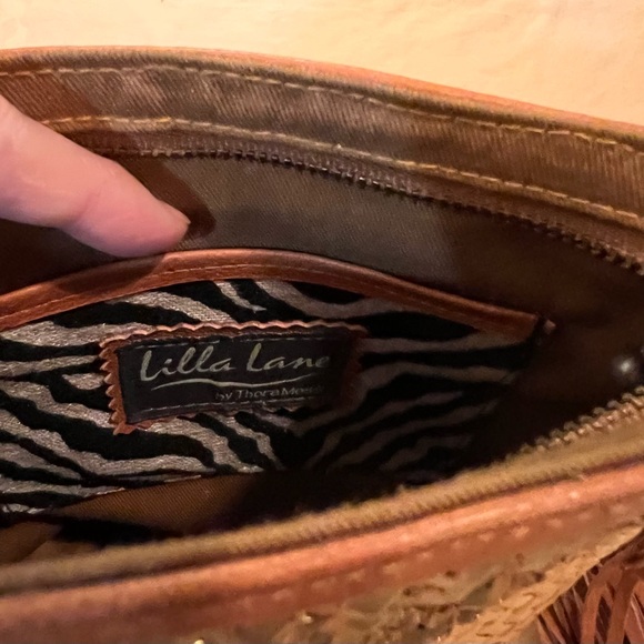 Lilla Lane by Thora Moss Rattan Cross Body Bag - Picture 4 of 4